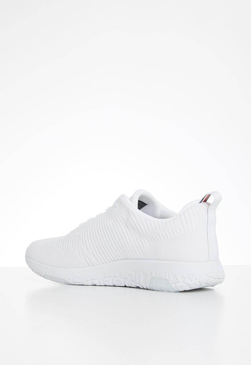 Tommy Hilfiger - Corporate knit rib runner - white
