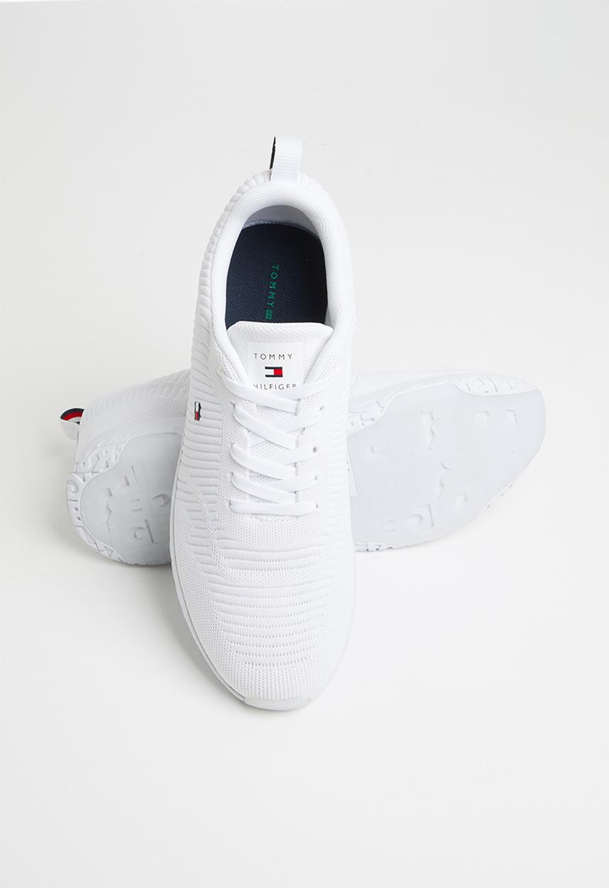 Tommy Hilfiger - Corporate knit rib runner - white