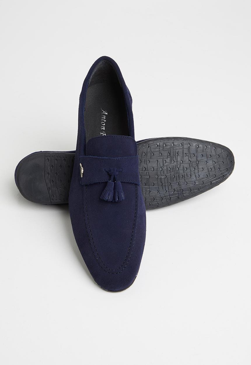 Anton Fabi - Servero 1 suede - navy