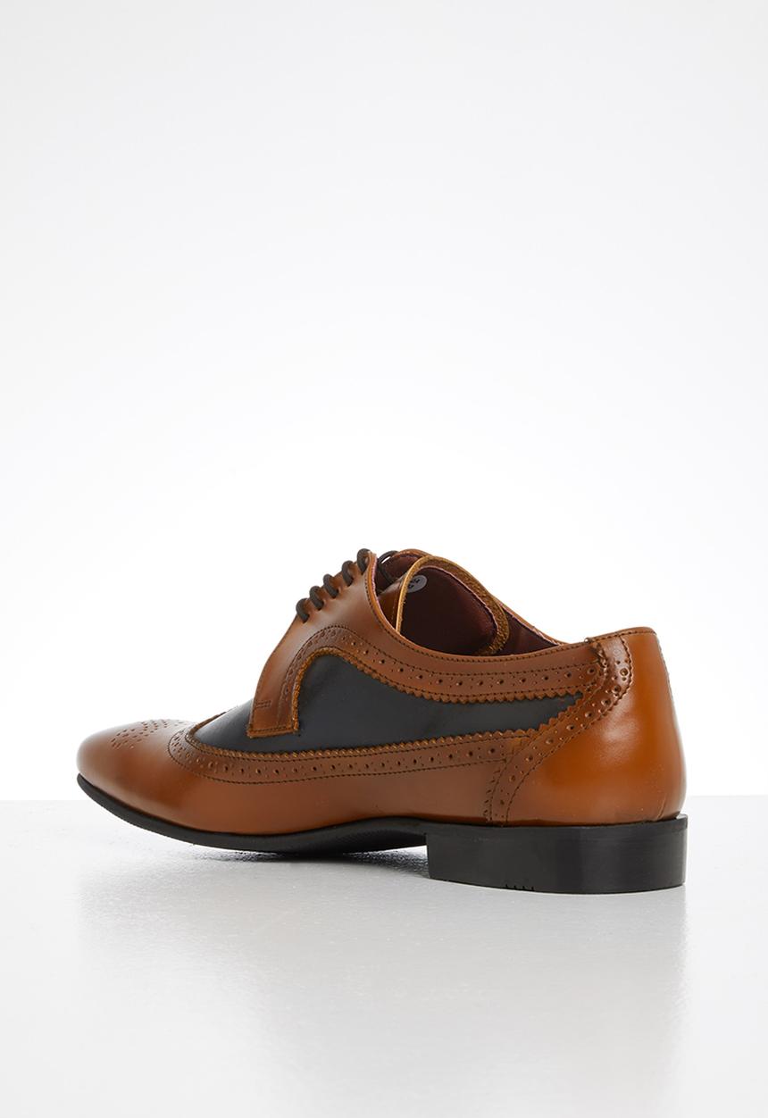 Anton Fabi - Lucian pu - brown & dark navy 