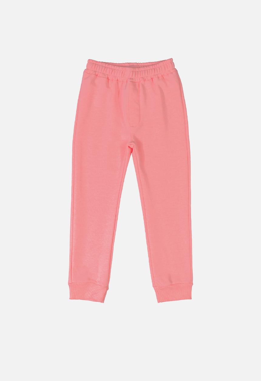 UP Baby - Girls polka dot sweat top & sweatpants set - pink