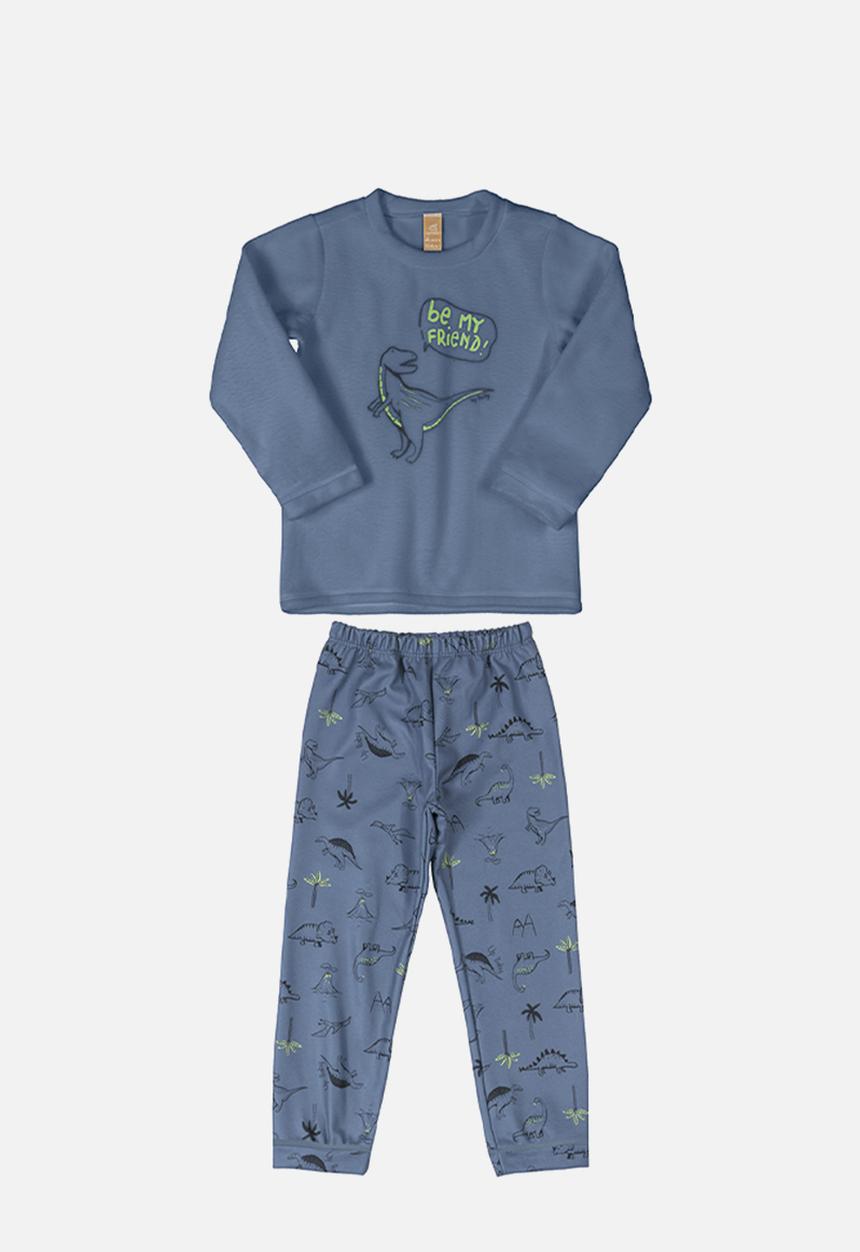 UP Baby - Boys dino pyjama set - blue