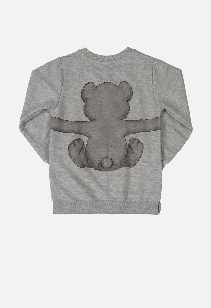 UP Baby - Girls sweat top & sweatpants set - grey