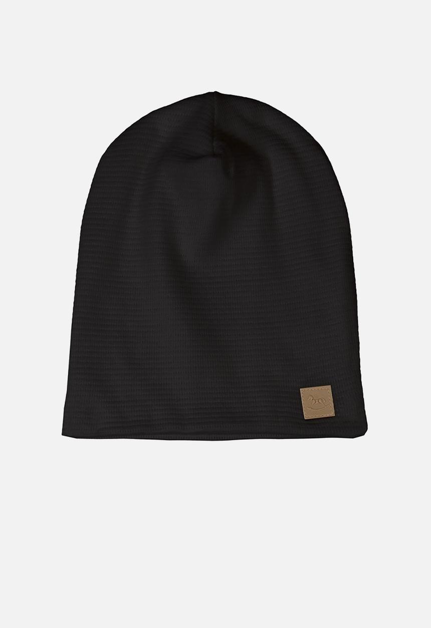 UP Baby - Baby boys ribbed beanie - black