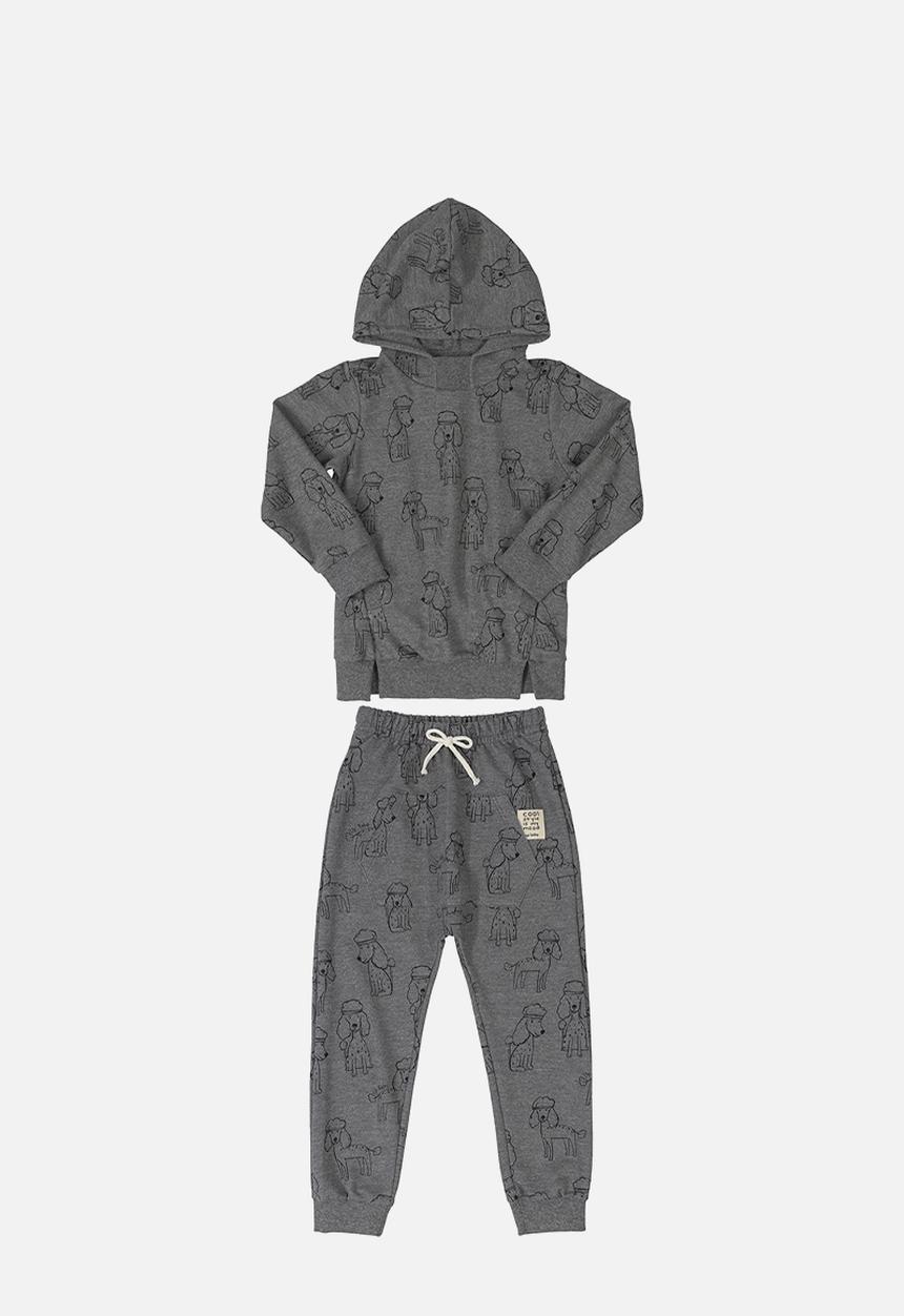 UP Baby - Boys sweatshirts & sweatpants set - grey