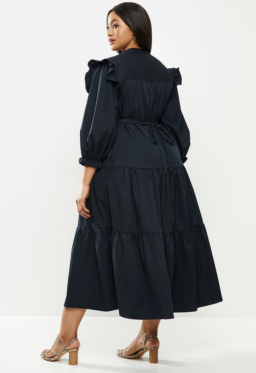 AMANDA LAIRD CHERRY - Plus mlalazi dress - navy