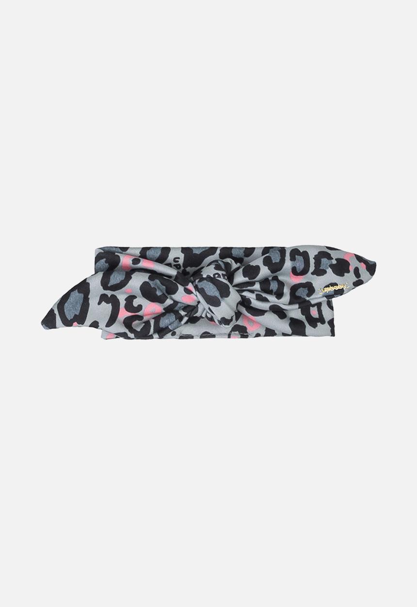 UP Baby - Girls animal print headband - light blue