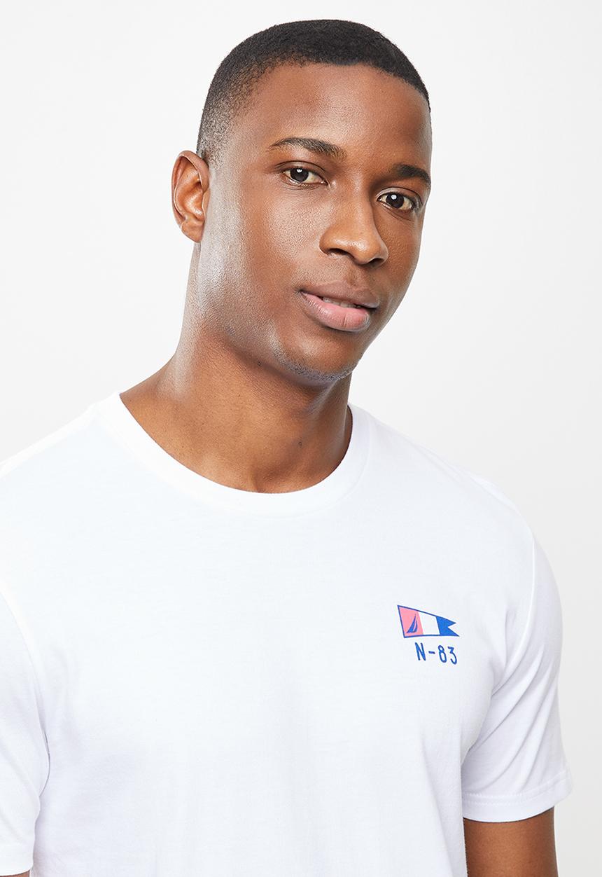 Nautica - Nautica circle short sleeve tee - white