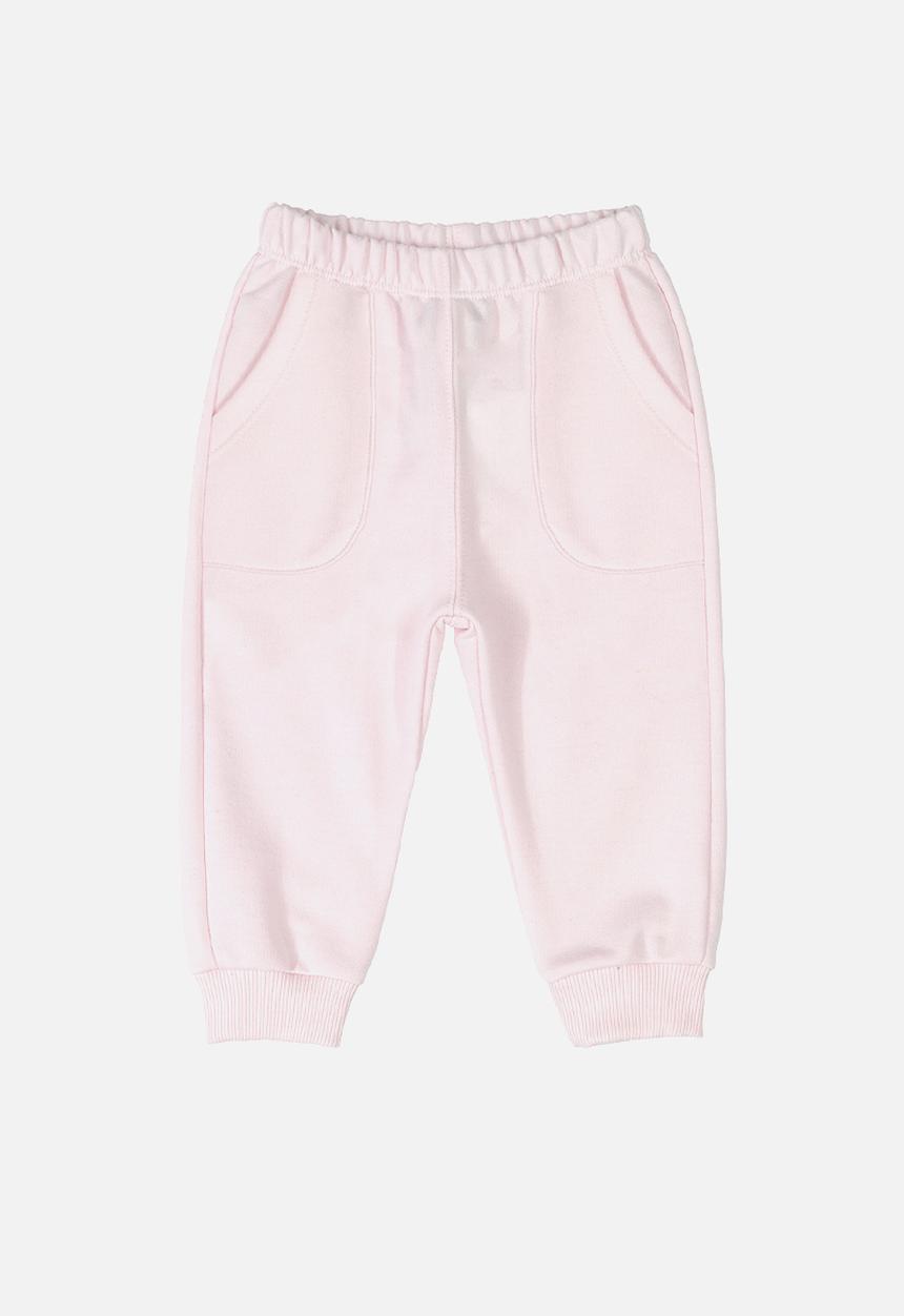 UP Baby - Girls printed sweatshirts & pants set - pink