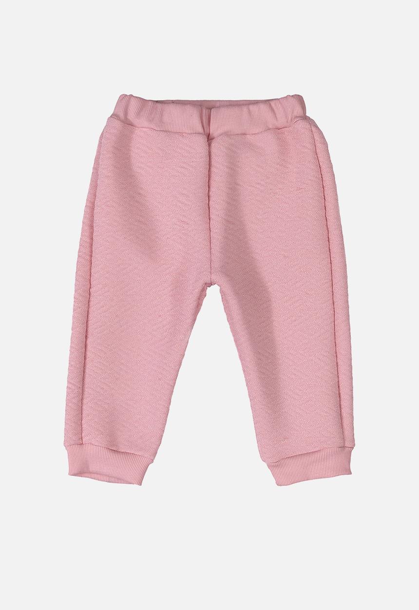 UP Baby - Girls quilted jacket & pants set - pink