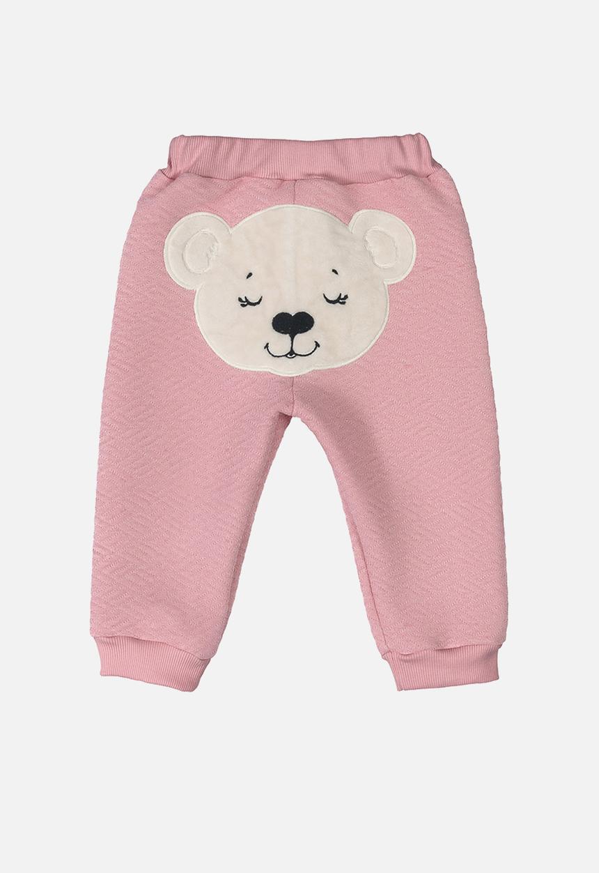 UP Baby - Girls quilted jacket & pants set - pink