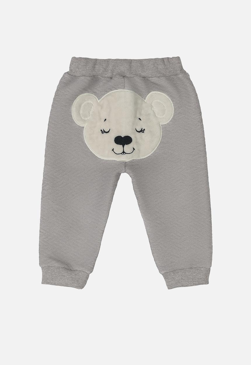 UP Baby - Girls quilted jacket & pants set - grey