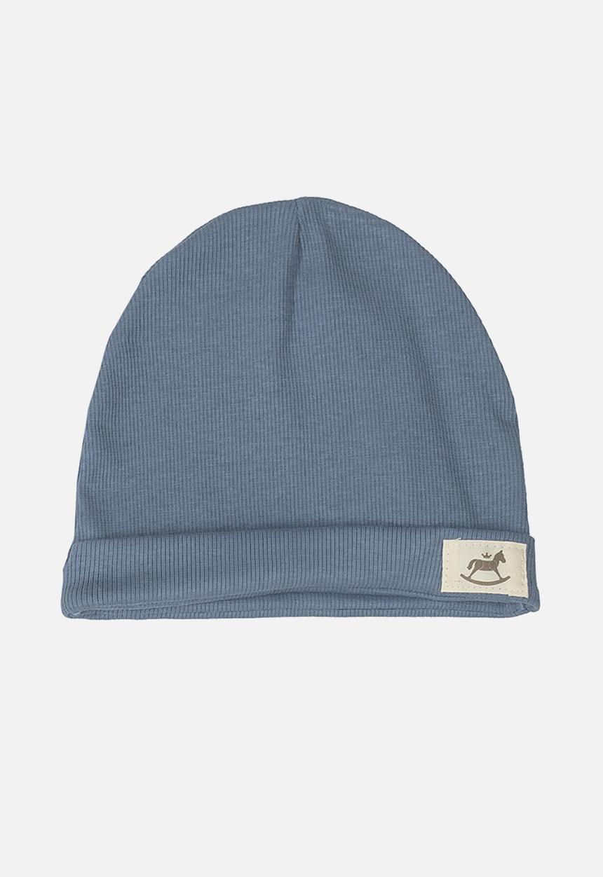 UP Baby - Baby boys ribbed beanie - blue