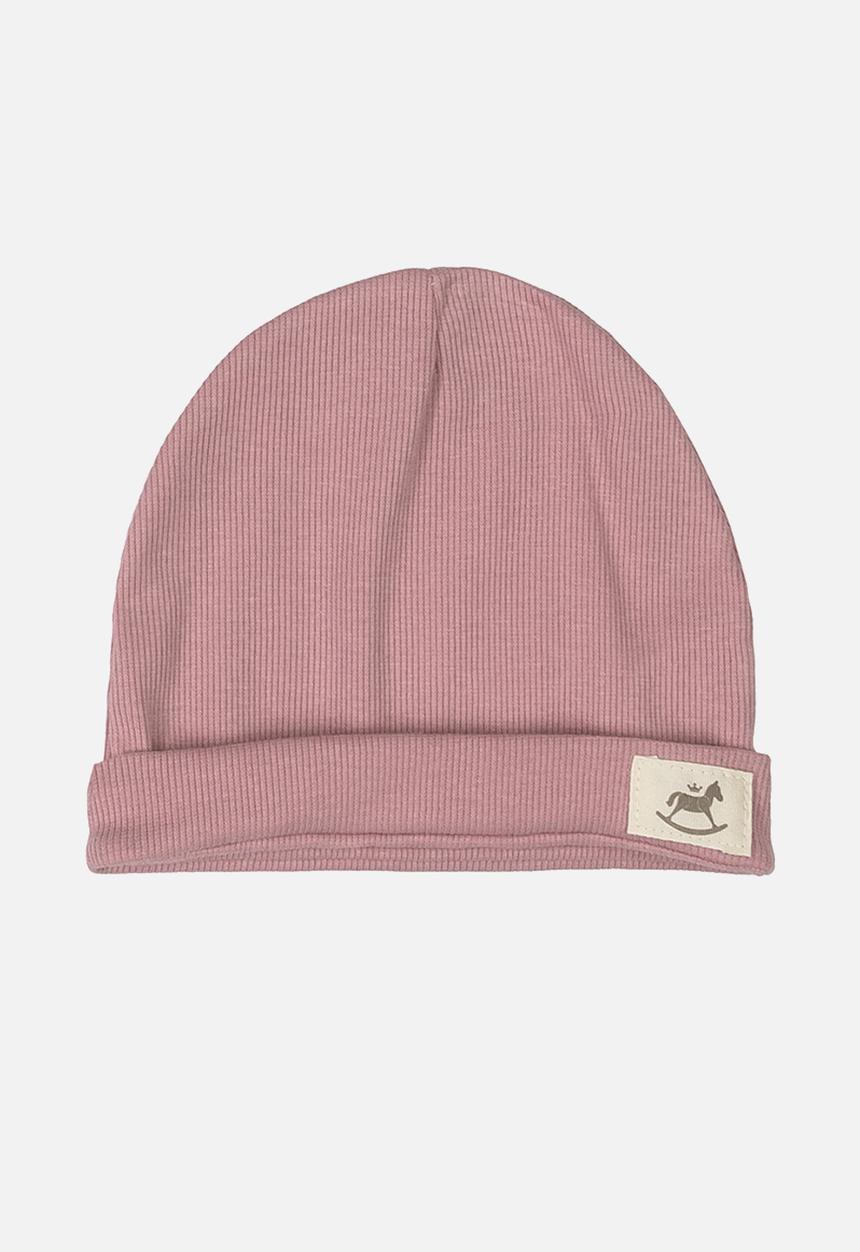 UP Baby - Baby ribbed beanie - pink