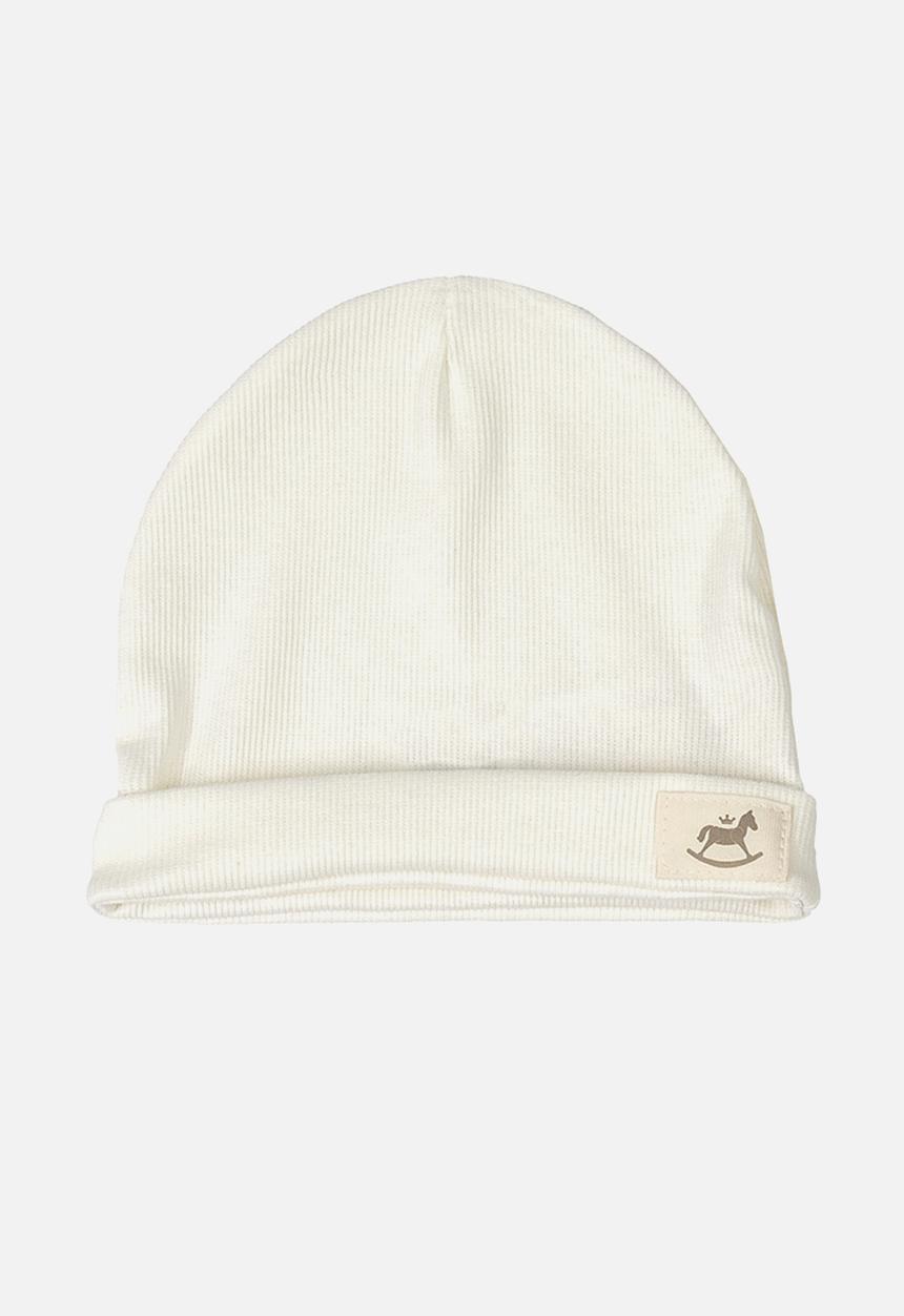 UP Baby - Baby ribbed beanie - off white