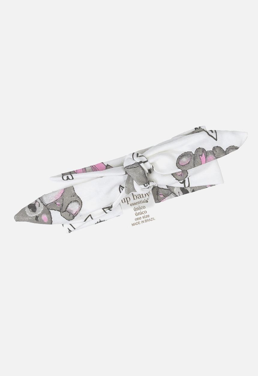 UP Baby - Baby girls bear headband - off white