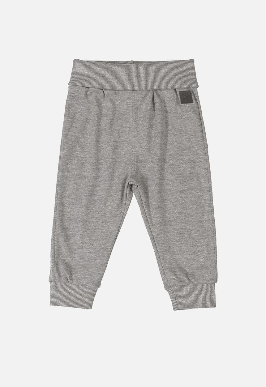 UP Baby - Soft cotton jersey pants - grey