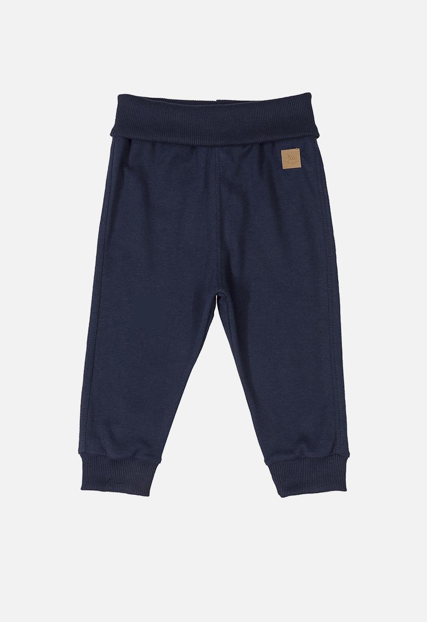 UP Baby - Boys soft cotton pants - dark blue