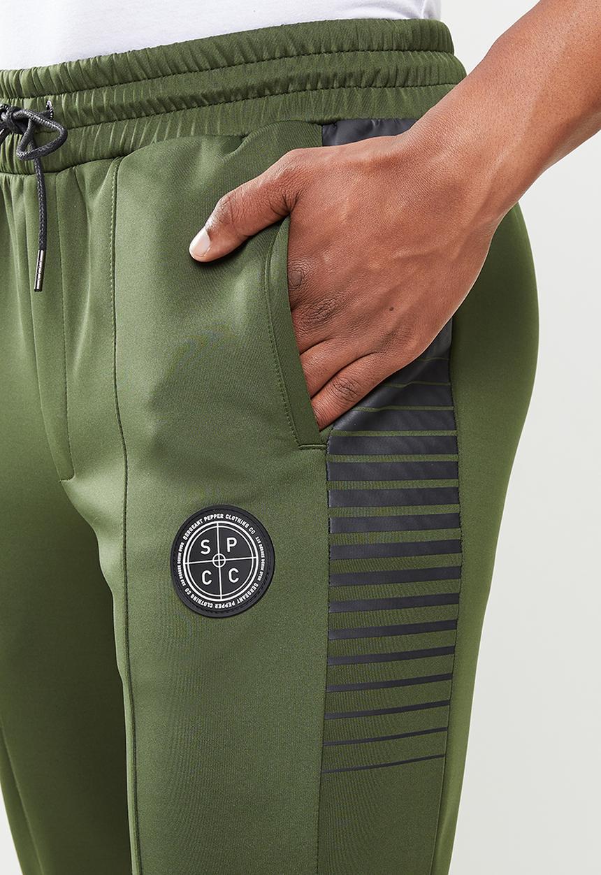 S.P.C.C - Elasticated track pants - olive