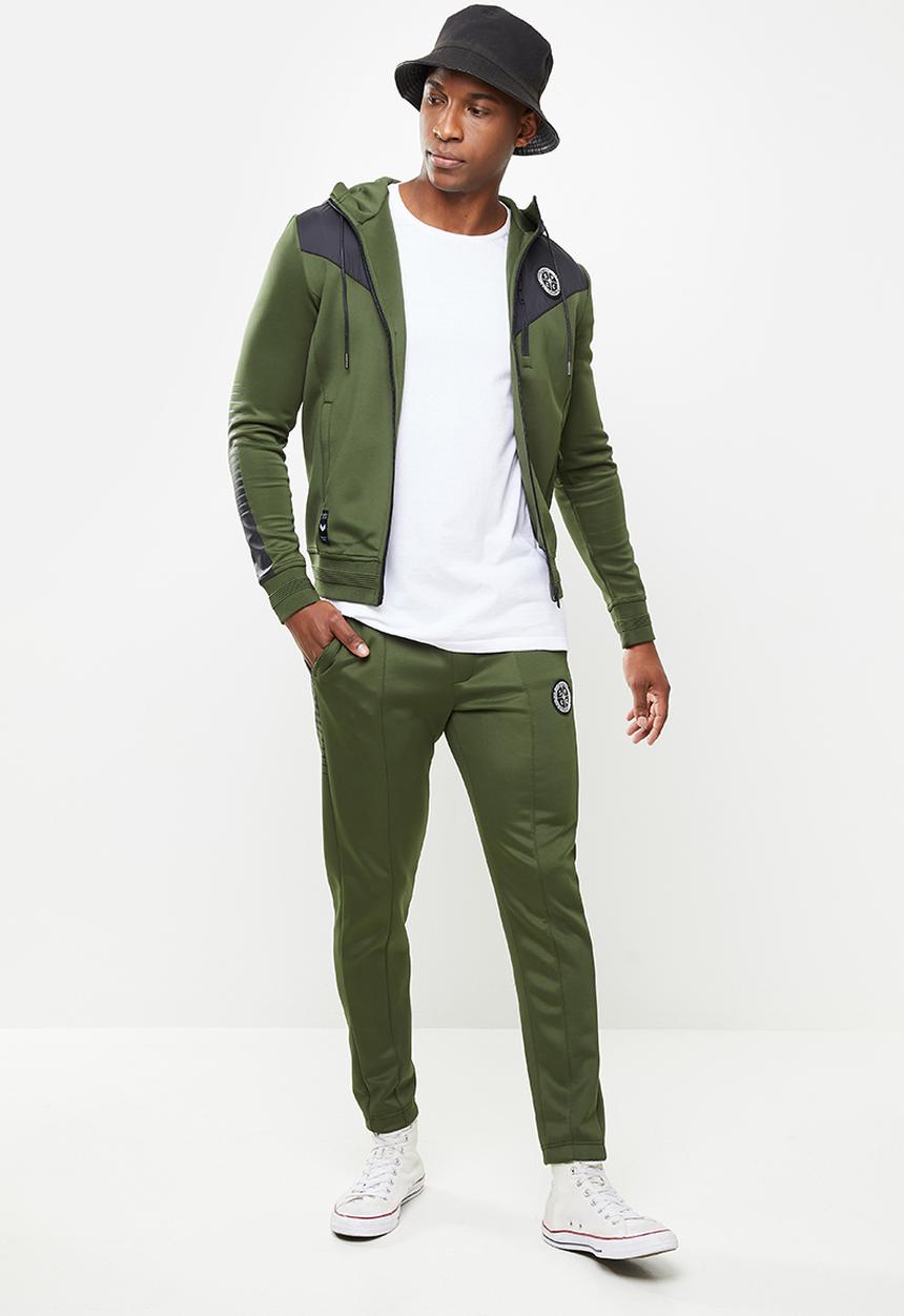 S.P.C.C - Elasticated track pants - olive
