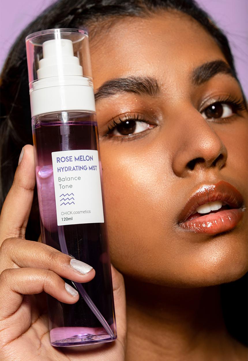 CHICK.cosmetics - Rose Melon Hydrating Mist - Niacinamide + Rose Water + Watermelon