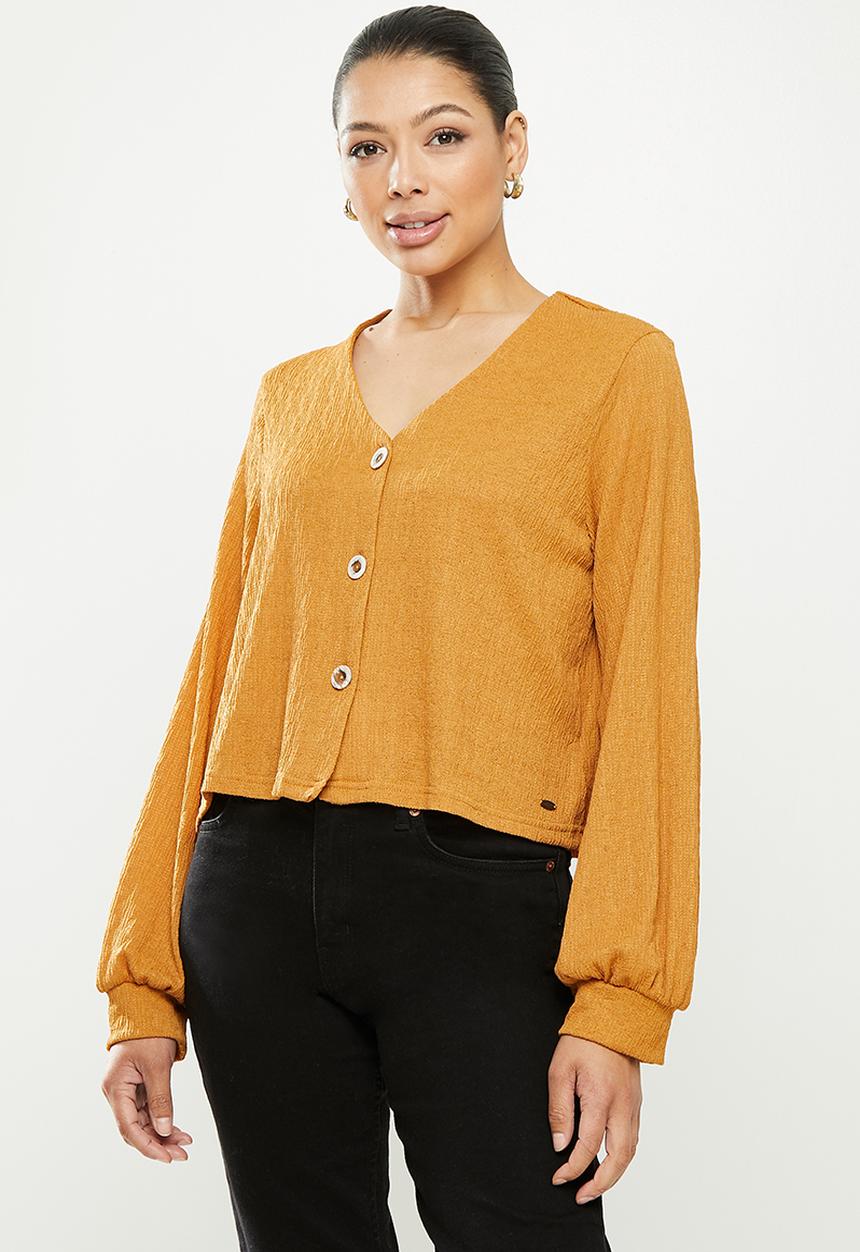 O'Neill - Sundays vibe cardigan - mustard