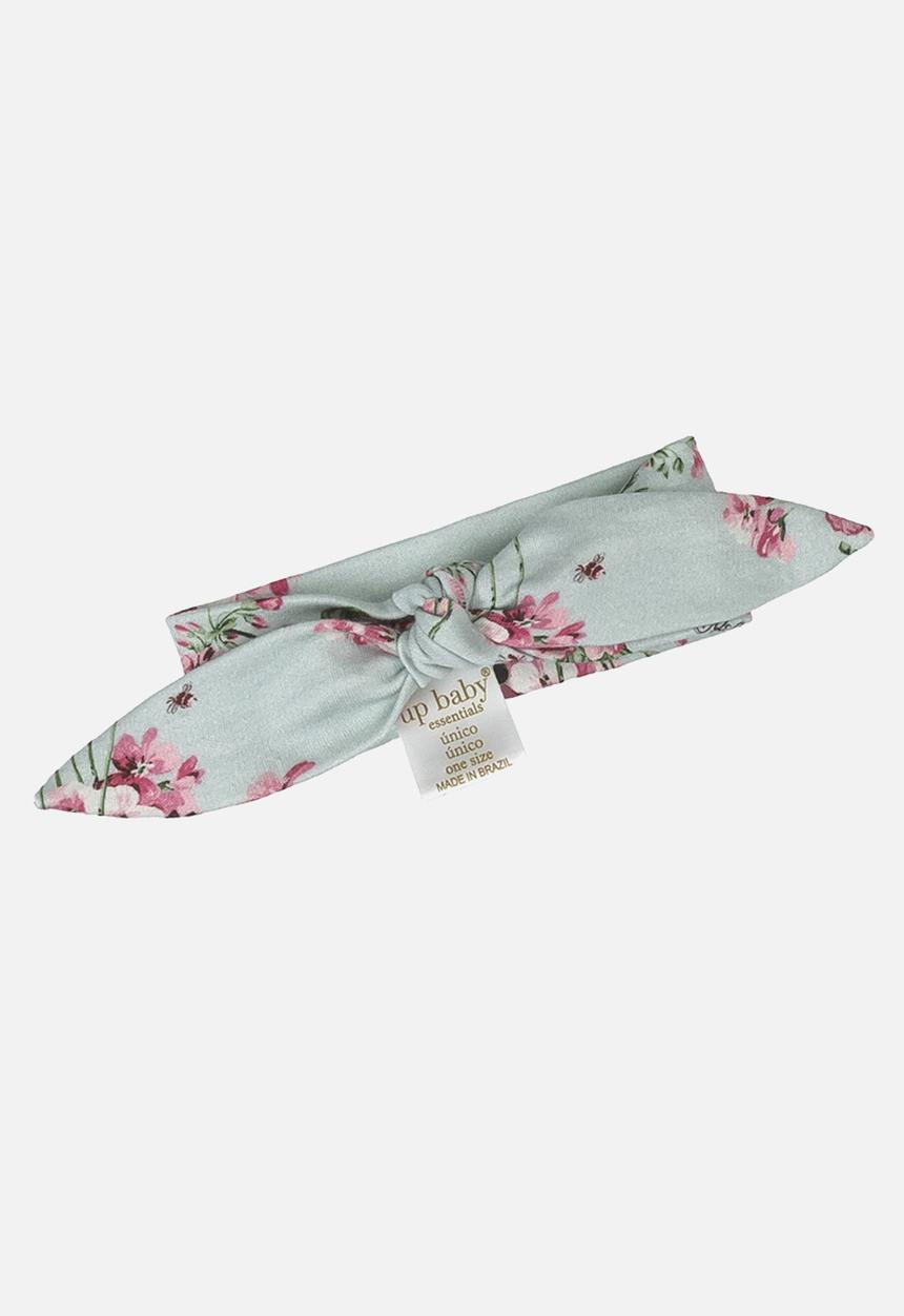 UP Baby - Girls floral headband - light blue