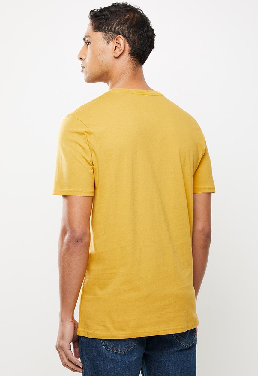 RVCA - Big RVCA short sleeve tee - golden rod