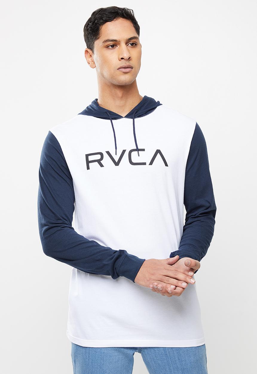 RVCA - Big RVCA pick up hood - navy  & white