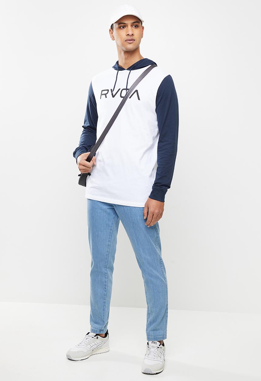 RVCA - Big RVCA pick up hood - navy  & white