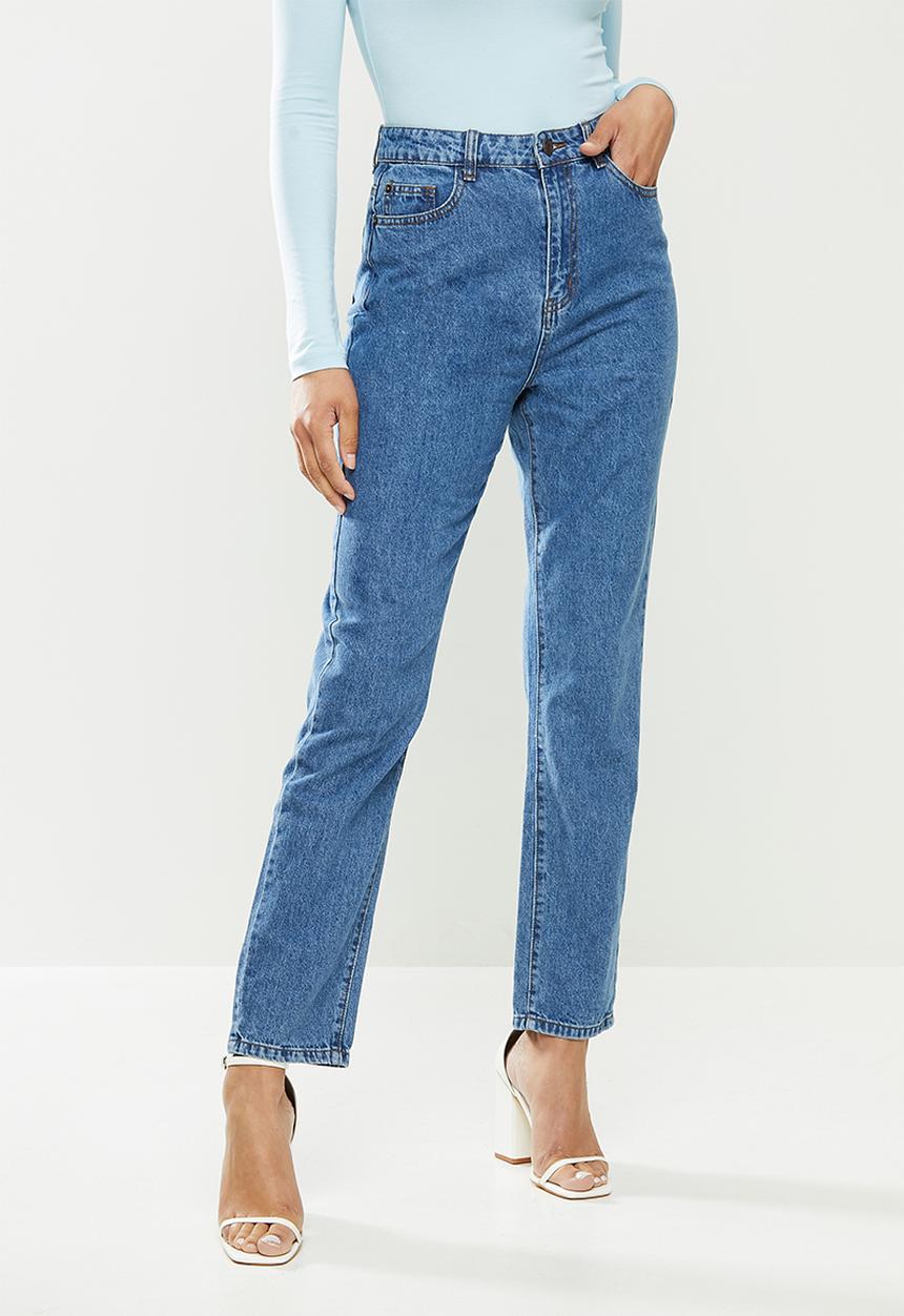 Missguided - Clean wrath jean co ord - blue