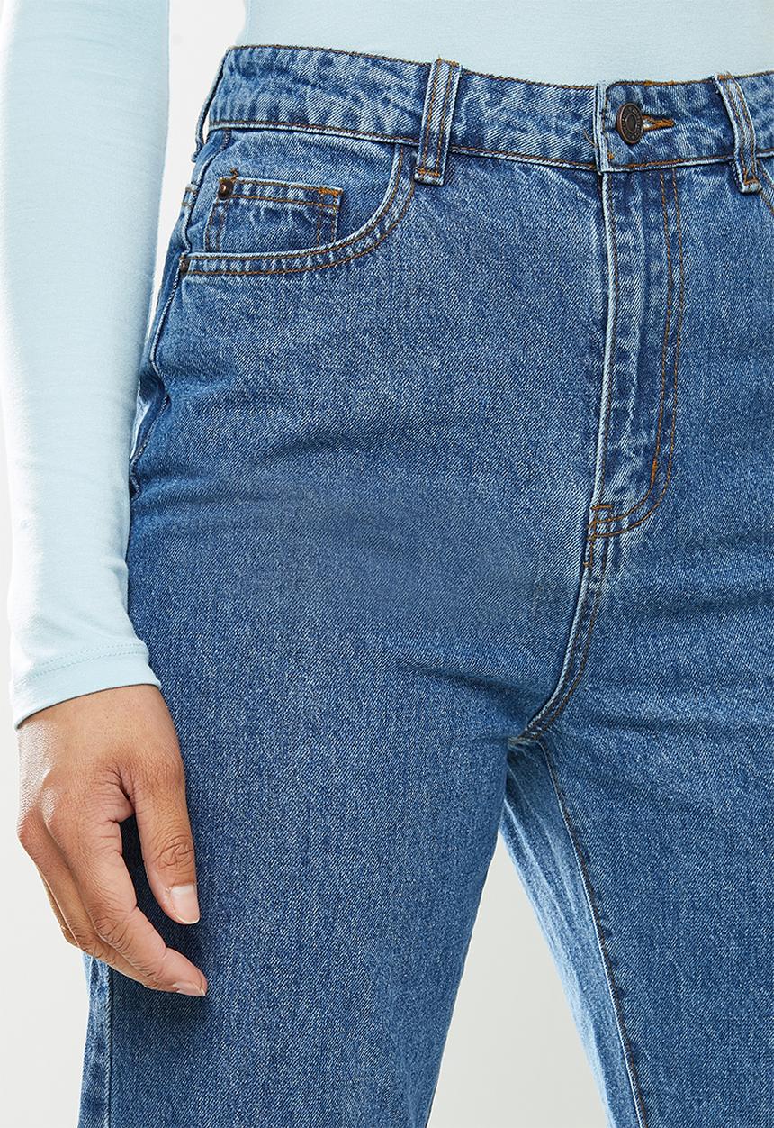 Missguided - Clean wrath jean co ord - blue