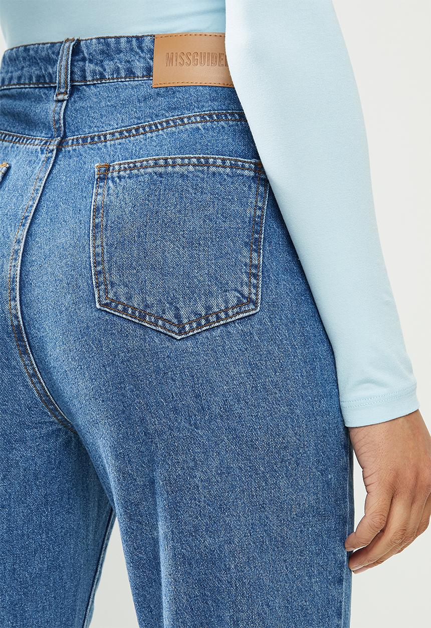 Missguided - Clean wrath jean co ord - blue