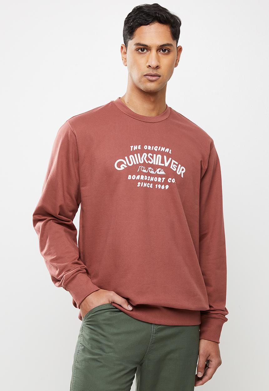 Quiksilver - Wilder mile crew - burgundy