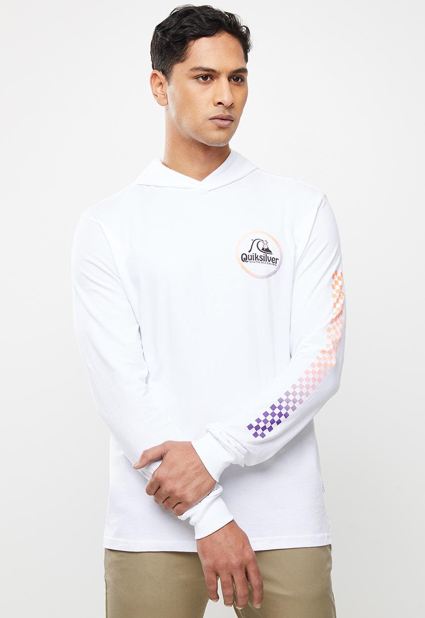 Quiksilver - Bottled up hoodie - white
