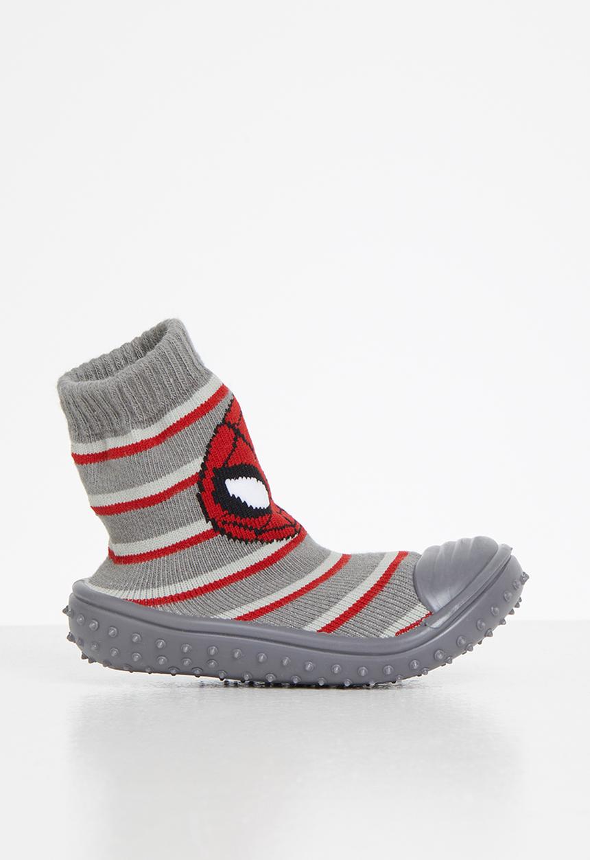 Character Group - Baby rubber booties marvel comics - grey