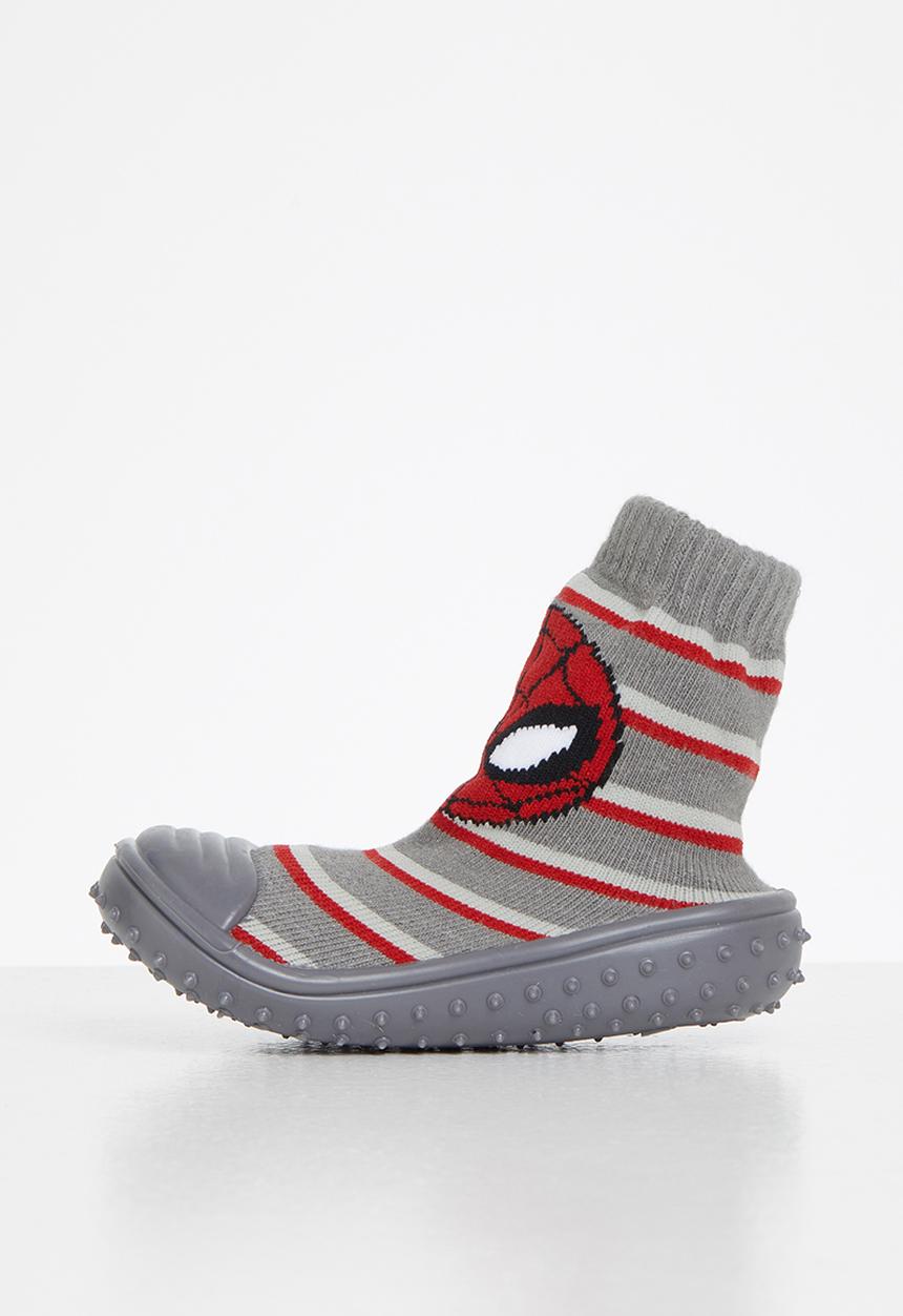 Character Group - Baby rubber booties marvel comics - grey