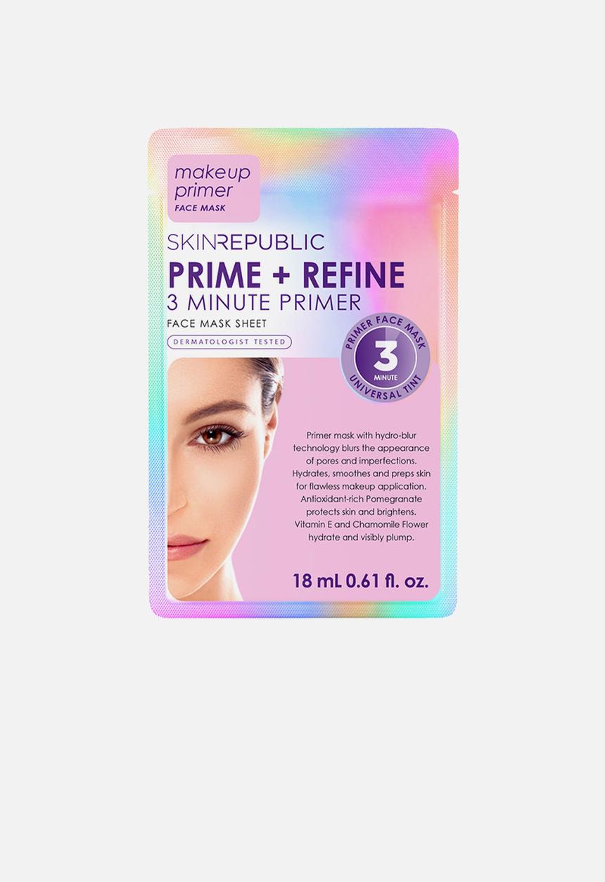 Skin Republic - Prime + Refine 3 Minute Primer Face Mask Sheet