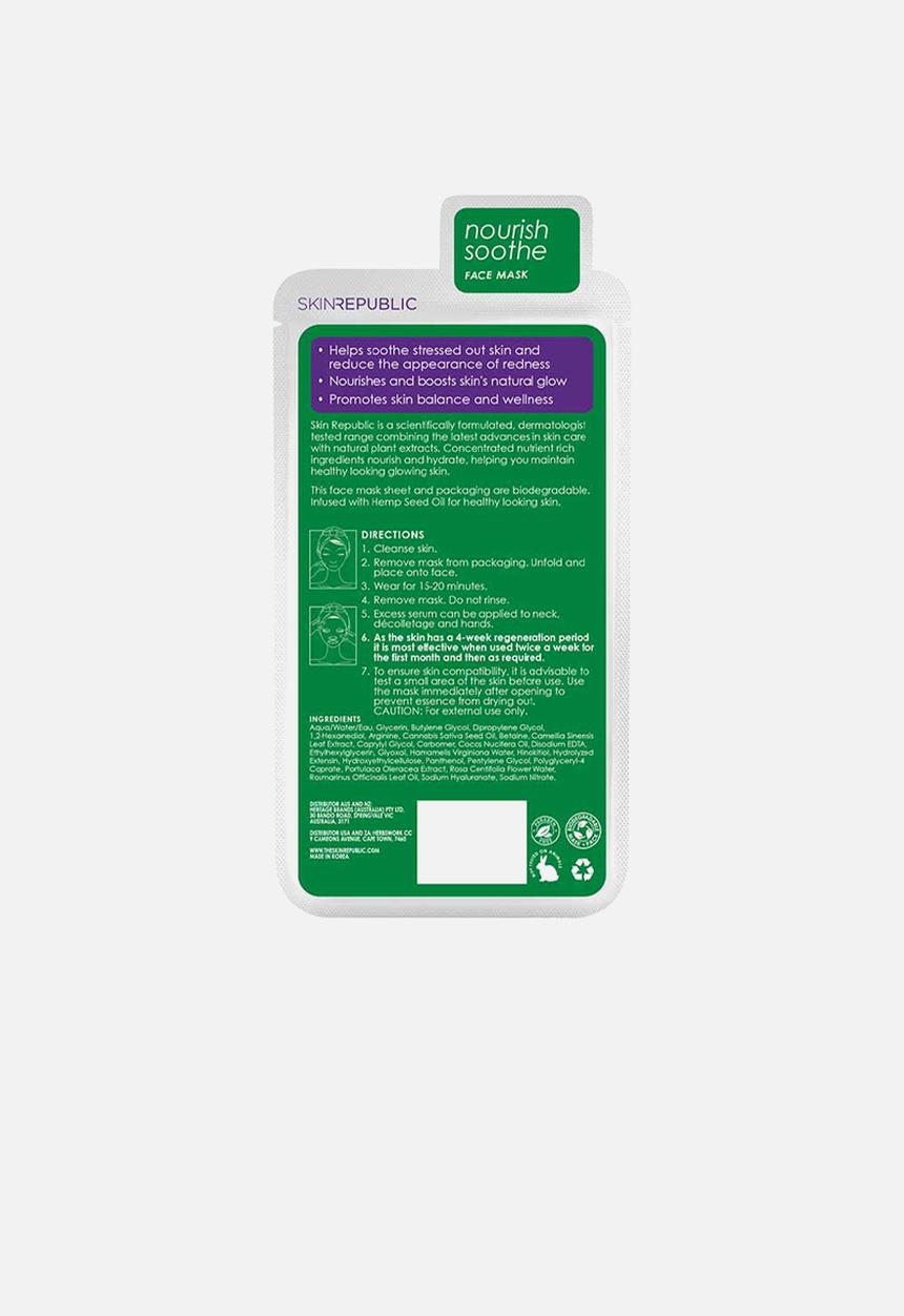 Skin Republic - Hemp Seed Oil Face Mask Sheet