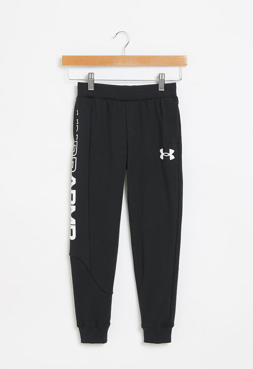 Under Armour - UA boys baseline fleece pants - black & white