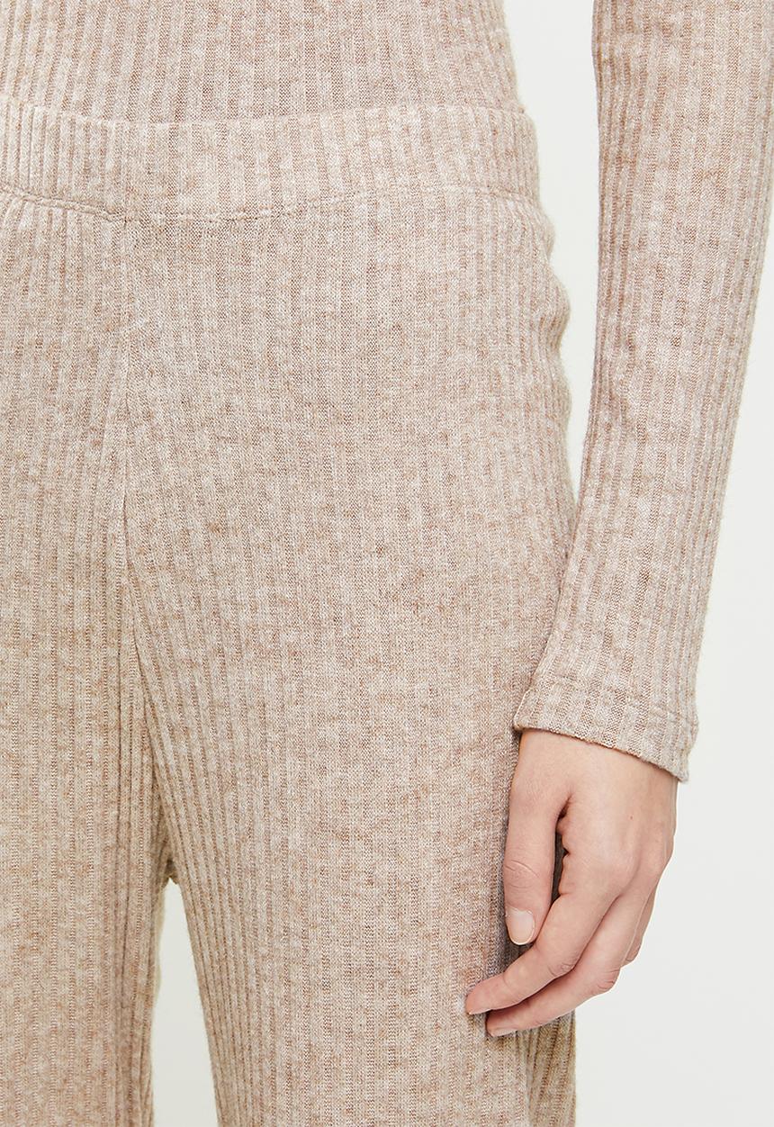 Superbalist - Sleep top & wide leg pants set - stone