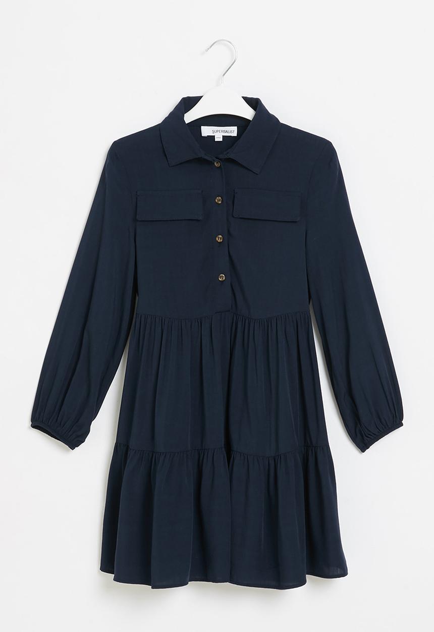 Superbalist - Girls utility dress - navy
