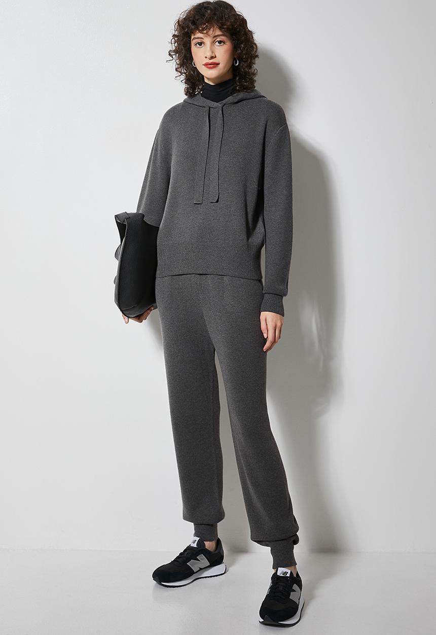 Superbalist - Knitwear hoodie - charcoal