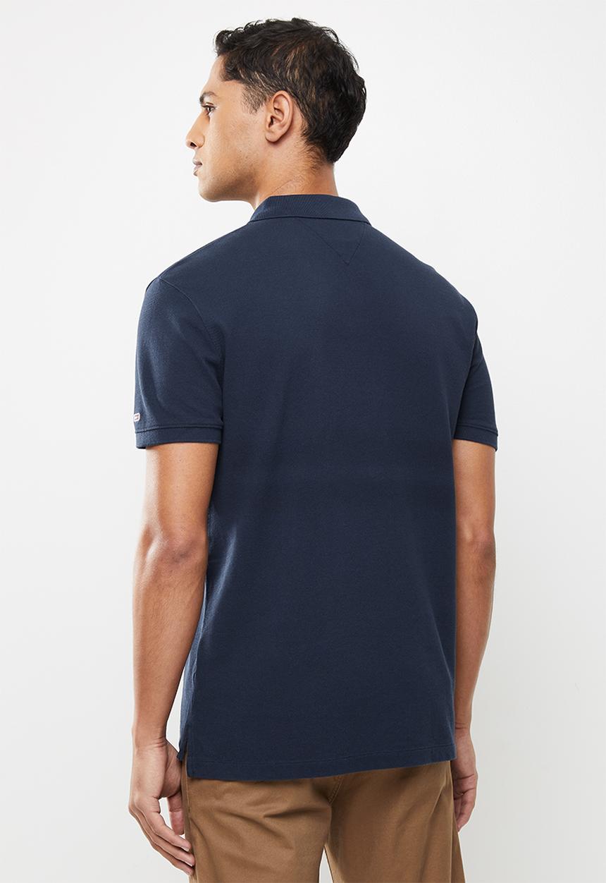 Tommy Hilfiger - Tjm block stripe polo - navy