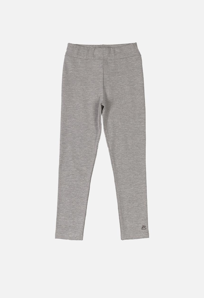 UP Baby - Girls elastane jersey legging - grey