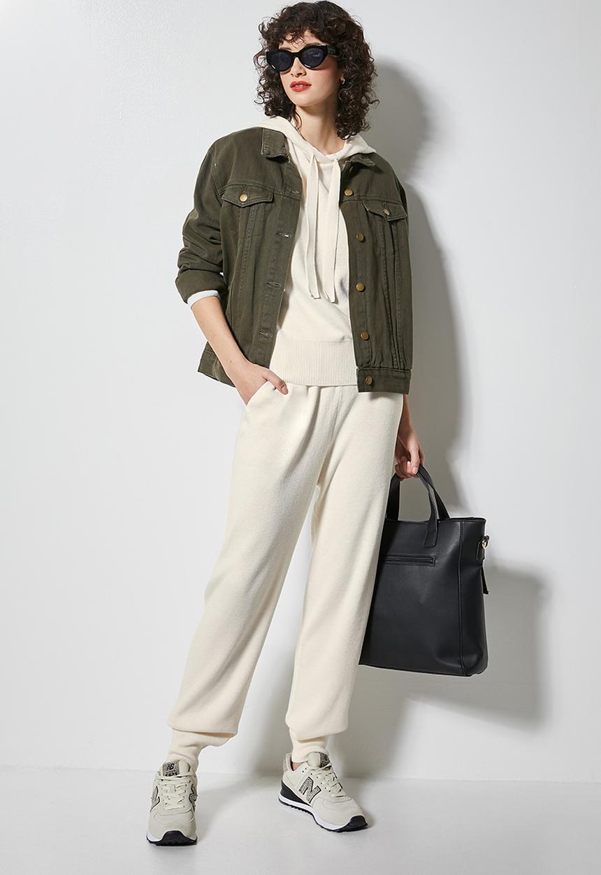 Superbalist - Knitwear jogger - ecru