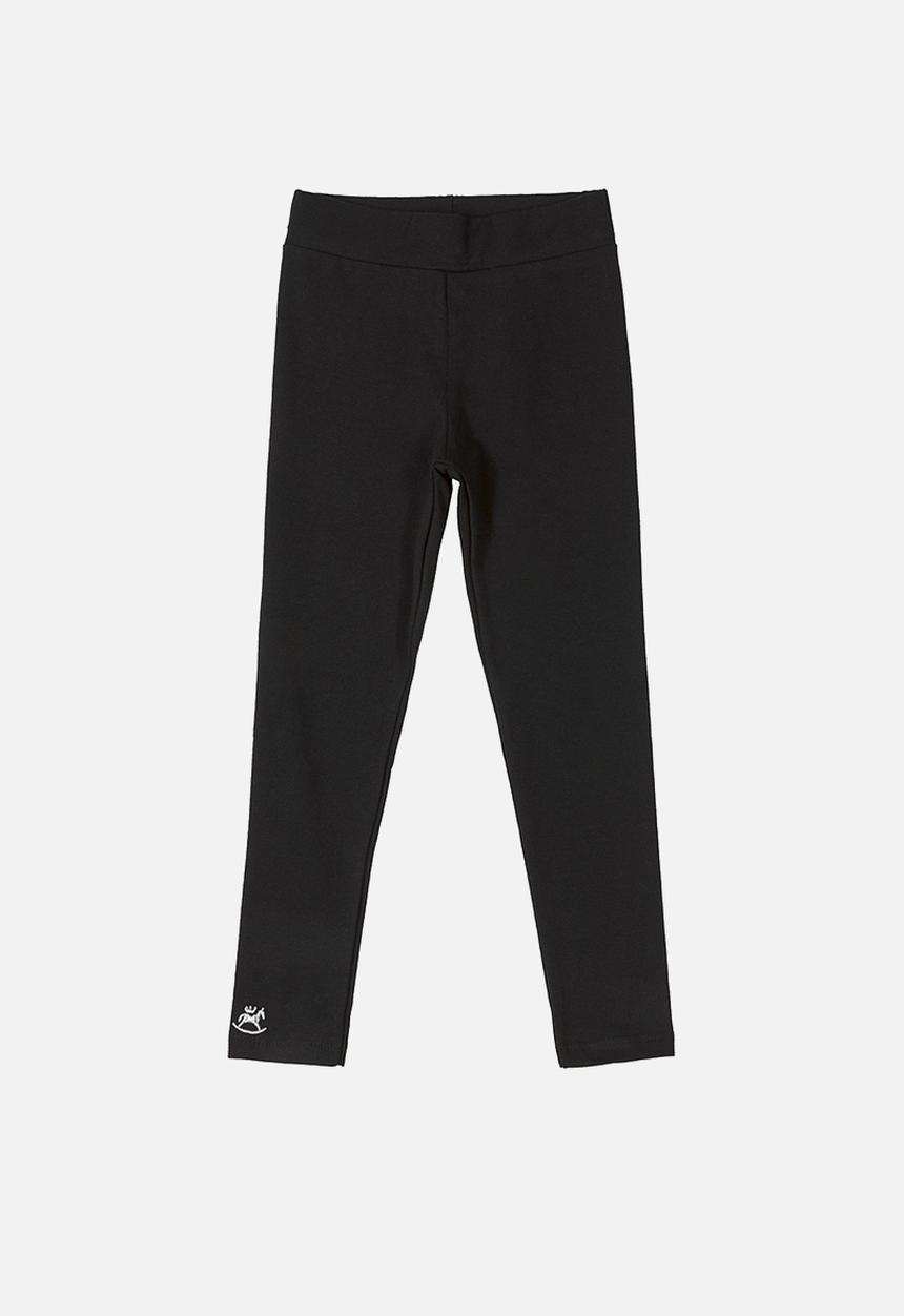 UP Baby - Girls elastane jersey legging - black