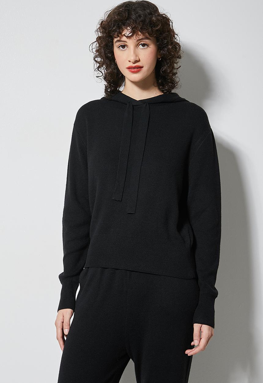 Superbalist - Knitwear hoodie - black