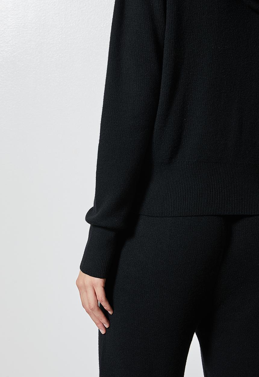 Superbalist - Knitwear hoodie - black