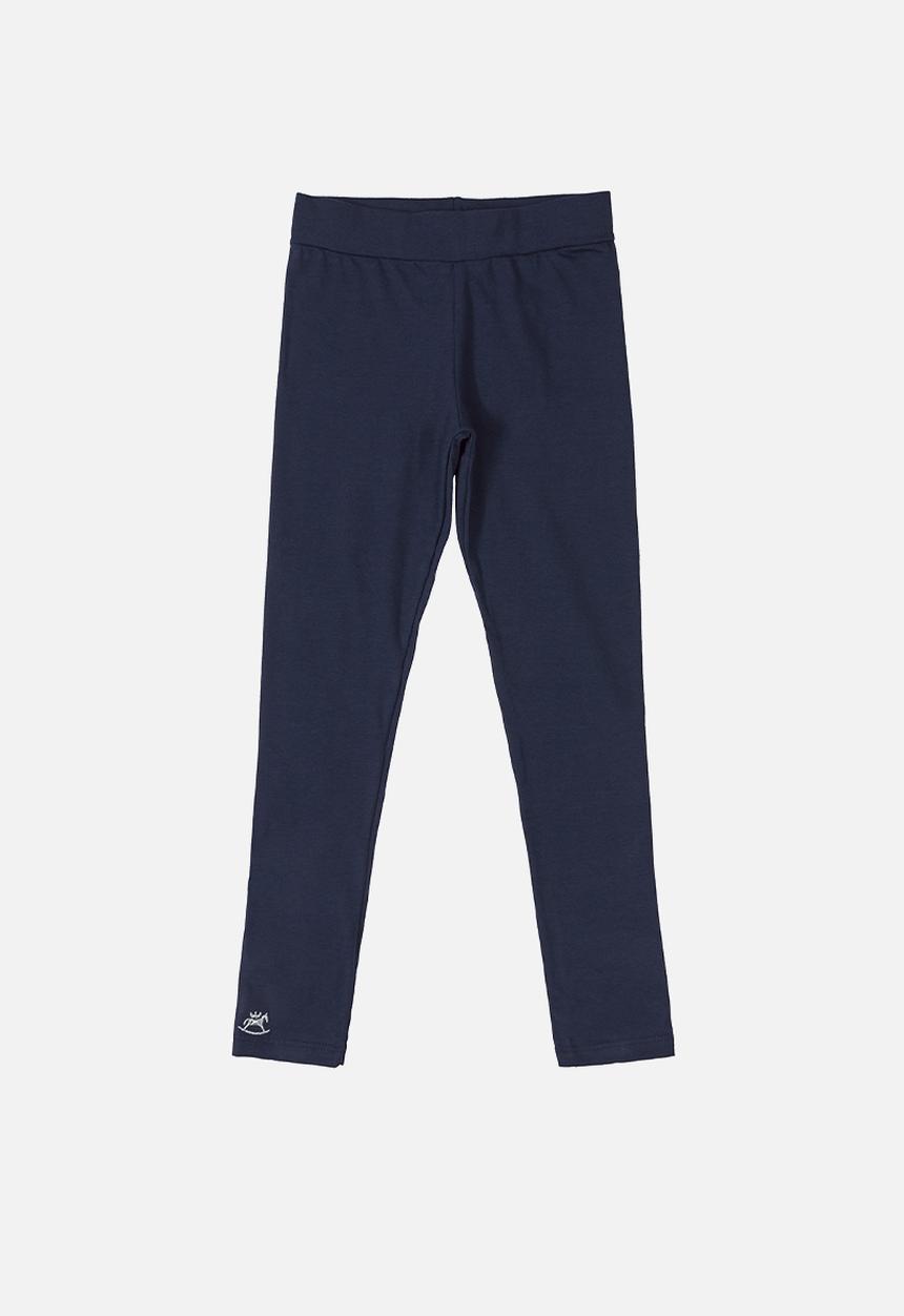 UP Baby - Girls elastane jersey legging - dark blue